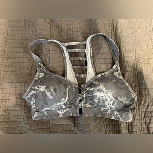 PINK bra with zipper front